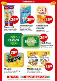 Spar kundeavis uke 43 Side 12: Mills majones lett/ekte €30,00, Synnøve ostestenger €30,00