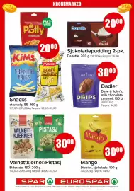 Spar kundeavis uke 43 Side 17: Dadler Dave & John's milk chocolate caramel €30,00, Eldorado Valnøttkjerner/Pistasj €30,00