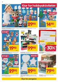 Rusta kundeavis uke 43 Side 10: Malesett med staffeli €29,90, Nassau Akrylfarger €99,90