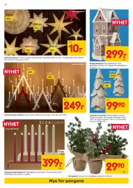Rusta kundeavis uke 43 Side 12: Pepperkakehus €299,00, Adventsstake Jularbo €249,00