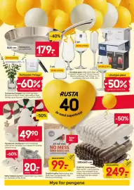 Rusta kundeavis uke 43 Side 3: Kupp Elektrisk varmeteppe €249,00, No Mess Bird Seed Mix €99,00