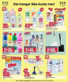Europris kundeavis uke 43 Side 12: Effekt spray €40,00, Effekt vaskemiddel €49,90