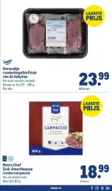 Makro folder | Food Pagina 12: Metro Chef varkenskophaas €8,49, Metro Chef varkenshaas €9,99