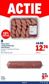 Makro folder | Food Pagina 24: Varkensfiletsteaks €2,99, Metro Chef gemarineerde varkensspeklappen €9,99