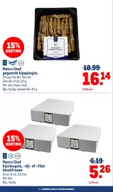 Makro folder | Food Pagina 27: Metro Chef vegan pulled beef €16,47, Metro Chef vegaan burger €4,95
