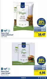 Makro folder | Food Pagina 28: Metro Chef vegan schnitzel €6,60, Metro Chef vegan mince €10,71