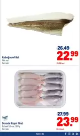 Makro folder | Food Pagina 32: Corvina €9,99, Wijting €5,99