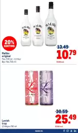 Makro folder | Food Pagina 68: Disaronno €13,12, Baileys Irish cream, fles 700 ml €12,07