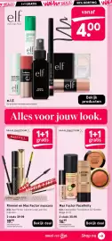 Etos folder Pagina 15: Max Factor Facefinity €16,99, Rimmel en Max Factor mascara €19,99
