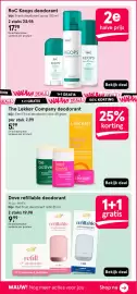 Etos folder Pagina 39: The Lekker Company deodorant €5,99, Dove refillable deodorant €9,99