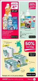 Etos folder Pagina 48: Lenor wasverzachters €4,99, Pampers 18- en 24-packs doekjes