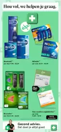 Etos folder Pagina 65: Etos nicotine zuigtabletten €11,49, NiQuitin transparante pleister nicotine €24,79