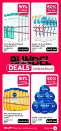 Etos folder Pagina 67: Aquafresh Fresh & Minty Tandpasta €7,17, NIVEA Hydraterende & Verzorgende doucheolie €23,07