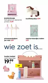 HEMA folder Pagina 14: Juwelendoosje €14,99, Prinsessenbalpen €2,99