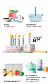 HEMA folder Pagina 17: Knuffelfruit snijset €8,99, Bakset €8,99