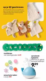 HEMA folder Pagina 32: Sproeiende knuffelrups €14,99