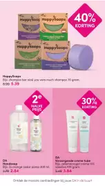 DA folder Pagina 14: DA Handzeep €2,84, DA Verzorgende crème tube €3,84