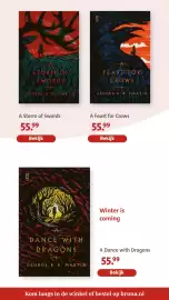 Bruna folder week 43 Pagina 11: A Dance with Dragons €55,99, A Storm of Swords €55,99