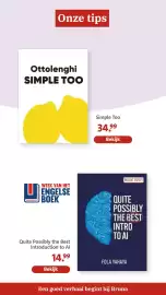 Bruna folder week 43 Pagina 29: Instant expert quite possibly the best intro to ai €14,99, Ottolenghi simple too €34,99