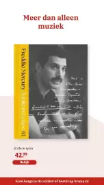Bruna folder week 43 Pagina 31: Freddie Mercury A Life in Lyrics €42,99