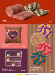 Xenos folder Pagina 21: Kussen hart €12,99, Plaid €12,99