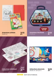 Xenos folder Pagina 28: Sinterklaas prikblok €2,99, Sinterklaas kleurboek €2,99