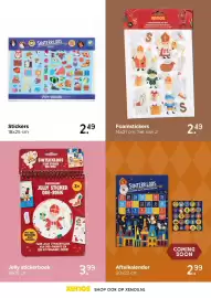 Xenos folder Pagina 29: Jelly stickerboek €3,99, Foamsticker set Sint €2,49