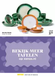 Xenos folder Pagina 39: Servies Roots €3,49