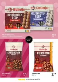 Xenos folder Pagina 42: Kruidnoten €1,19, Kruidnotenreep €1,99