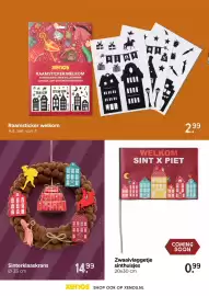 Xenos folder Pagina 6: Zwaaivlaggetje sinthuisjes €0,99, Raamsticker welkom €2,99