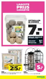 Ranzijn folder Pagina 5: Vogelbescherming Nederland Vetblok €5,00, OP=OP FEEDER €5,00