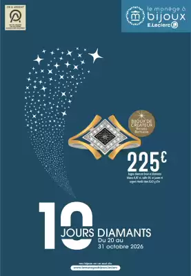 E.Leclerc Bijoux | 10 jours diamants (valable jusqu'au 31-10)