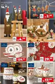 Porta Prospekt woche 43 Seite 3: Villeroy & Boch FRÜHSTÜCKS-SET €139,99, DEKO-WEIHNACHTSMANN €4,99