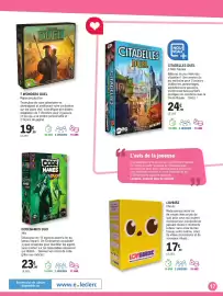 Catalogue E.Leclerc Espace Culturel | Le guide jeux de société page 17