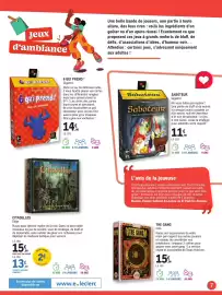 Catalogue E.Leclerc Espace Culturel | Le guide jeux de société page 7