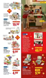 Lidl Prospekt Seite 11: LUPILU Holz-Werkbank €49,99, LUPILU Holzlebens-mittel-Set €4,99
