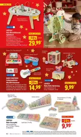 Lidl Prospekt Seite 14: LUPILU Holz Motorikbaum/Spieltisch €29,99, Sortierbox, 9-teilig €5,99