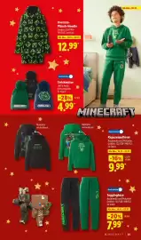 Lidl Prospekt Seite 25: Strickmütze MINECRAFT €4,99, Oversize-Plüsch-Hoodie €12,99