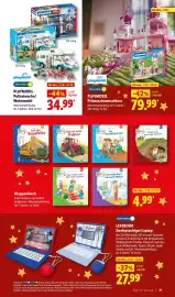 Lidl Prospekt Seite 31: PLAYMOBIL Polizeiwache/Wohnmobil €34,99, PLAYMOBIL Prinzessinnenschloss €79,99