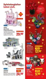 Lidl Prospekt Seite 35: LUPILU Holz-Disney-Prinzessinnenschloss €29,99, FUNKO POP-Figur €9,99