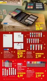 Lidl Prospekt Seite 40: CRELANDO Permanentmarker €2,69, MARABU CREA BOX Mal- und Zeichenzubehör €4,99