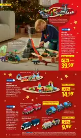 Lidl Prospekt Seite 8: Ab Mo., 26.10. City-Express, 51-teilig; Lichttunnel, drehbare Weiche und zweistöckiger Bahnhof mit