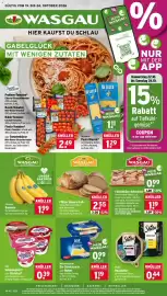 Wasgau Prospekt woche 43 Seite 1: Sheba Nassfutter €0,44, Weihenstephan Butter €0,99
