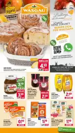 Wasgau Prospekt woche 43 Seite 9: WASA Tasty Snacks, Crisps, Rounds oder Crackers €1,99, Brandt Minis* €1,29