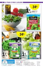 Catalogue E.Leclerc | Nos promos du moment page 36: Florette Mélange de Saison €1,12, Bonduelle Mâche €1,75