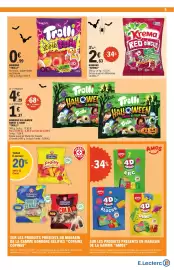 Catalogue E.Leclerc | Nos promos du moment page 5: Trolli Bonbons Halloween Sweet & Sour €1,37, Trolli Super brain €0,99