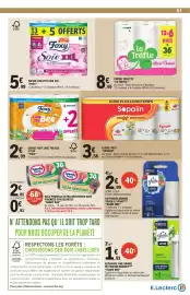 Catalogue E.Leclerc | Nos promos du moment page 61: Le Trèfle Papier Toilette €8,95, FOXY ESSUIE-TOUT LOVE THE BEE €2,09