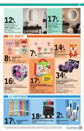 Catalogue E.Leclerc | Nos promos du moment page 69: CAROTINA VALISETTE ÉDUCATIVE €17,50, RACING SPEEDY €34,90