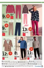 Catalogue E.Leclerc | Nos promos du moment page 77: Tissaia Haut ou bas nuit femme €9,95, TISIAIA PEIGNOIR FEMME €12,95