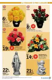 Catalogue E.Leclerc | Nos promos du moment page 9: JARDINIÈRE DE PIVOINES €19,90, Thivernin POT DE BOUTONS DE ROSES €8,90